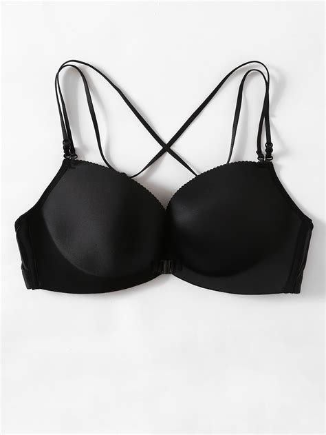 criss cross front bra|bras that cross in front.